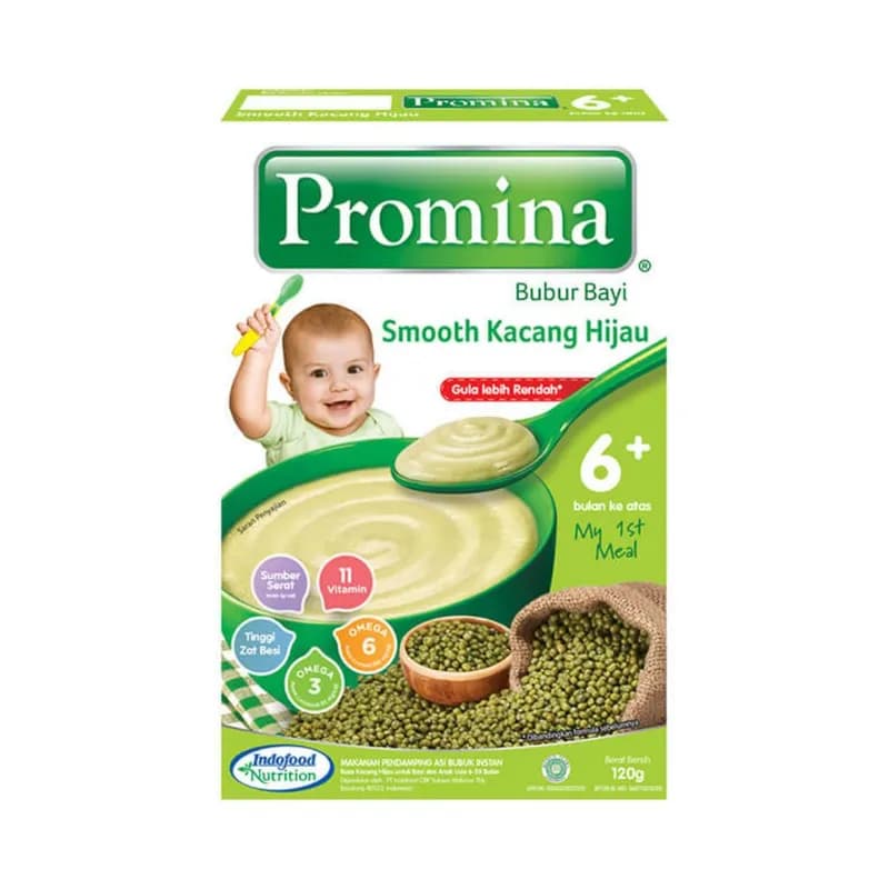 Promina Bubur Bayi Instan Smooth Kacang Hijau 120 g