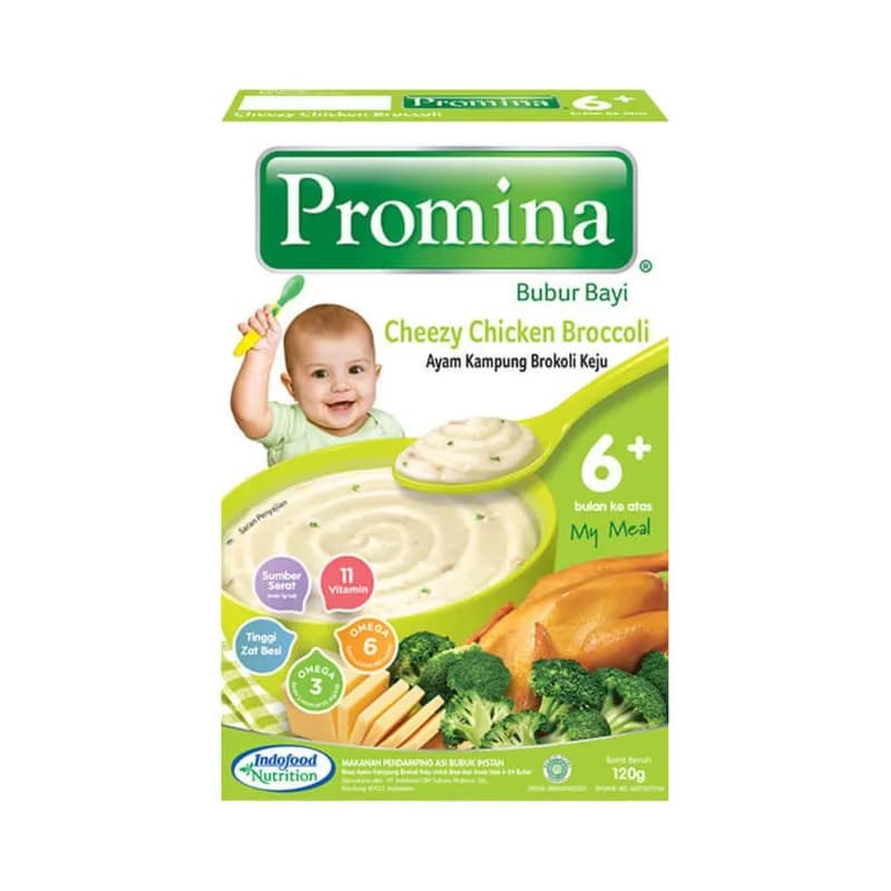 Promina Bubur Bayi Instan Ayam Kampung Brokoli Keju 120 g