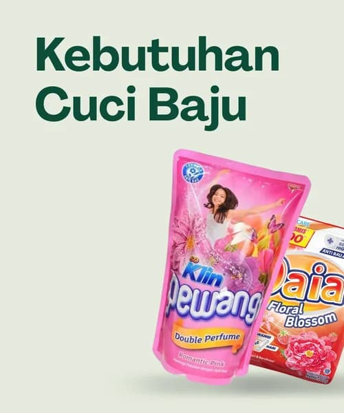 Kebutuhan Cuci Baju